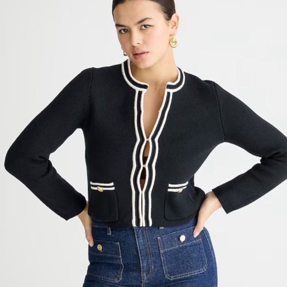 J. CREW Emilie Sweater Lady Jacket